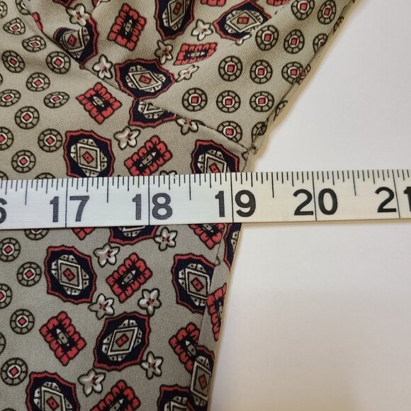 BCBG Maxazria Womens Long Sleeve Snap Up Blouse Size L - Picture 10 of 10